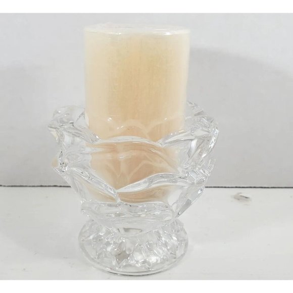 Partylite Radiant Rose Crystal 3" Tealight Votive Candle Holders - Picture 8 of 12